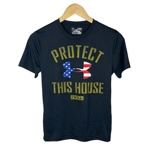 BX3 Boys Under Armour Loose Heat Gear Protect this House Performance Shirt L